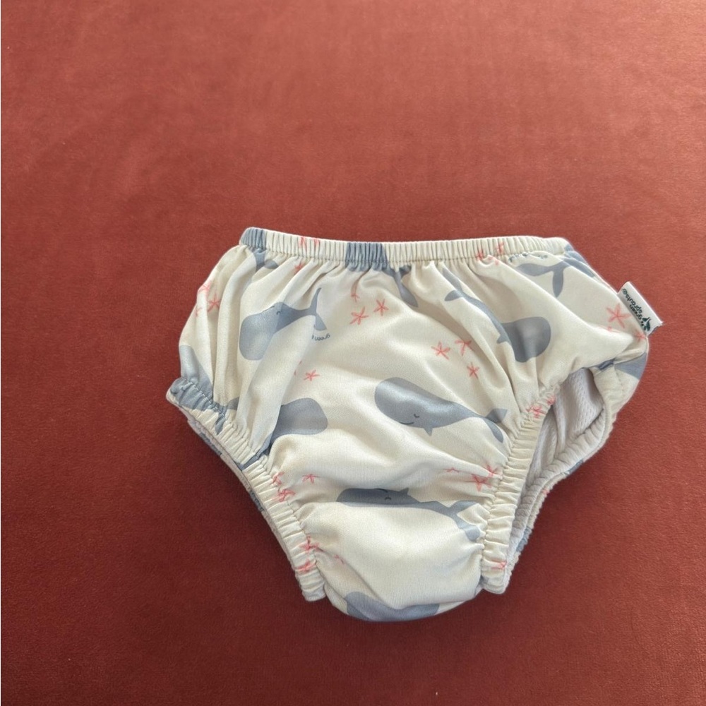 Whale Swim Diaper Cover 0-6 months